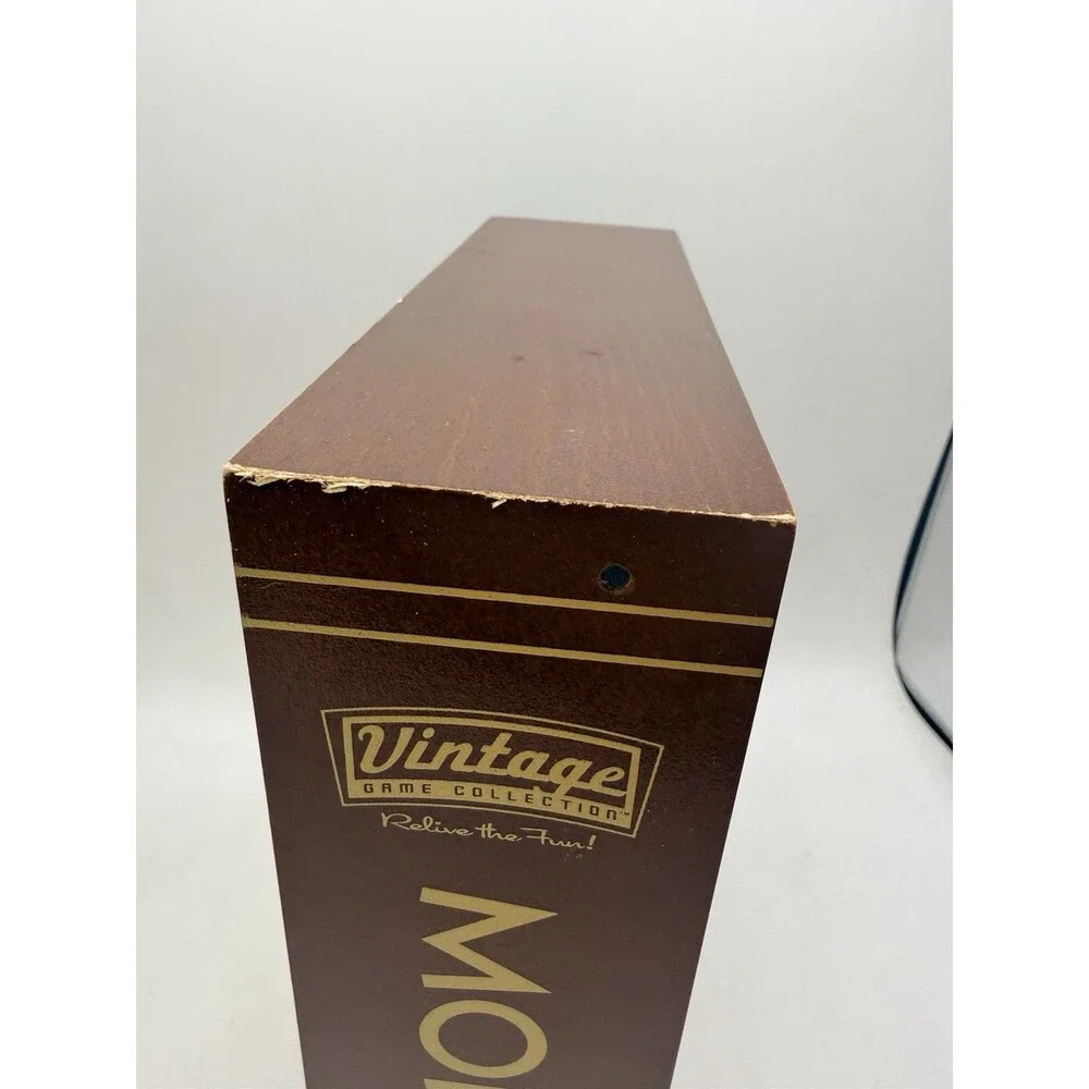MONOPOLY Vintage Game Collection Wooden Bookshelf Board Hasbro 42749 : COMPLETE